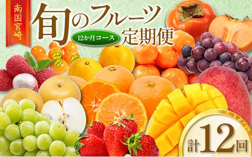 
                  旬のフルーツ定期便 12か月コース【F113-2608】
                