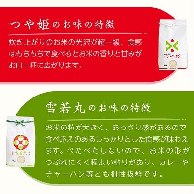 ふるさと納税 川西町 令和7年産　山形県産　つや姫・雪若丸　計4kg |  | 02