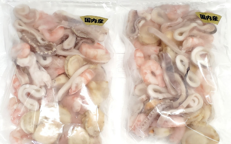  国産！3種シーフードミックス　 300g×2袋