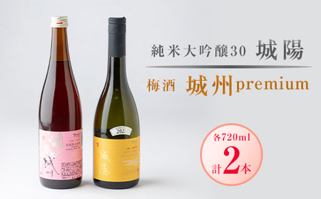 城陽酒造　【日本酒・梅酒セット】_酒・アルコール 梅酒    酒・アルコール 純米大吟醸 日本酒 sake サケ_【1117656】