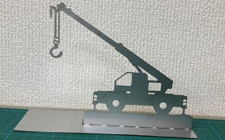 IS-4&a 蚊取り線香ホルダー ヘリコプターとラフタークレーン