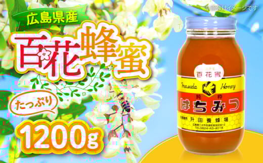 はちみつ 升田養蜂場のはちみつ 百花蜂蜜 国産 はちみつ 蜂蜜 1200g×1 純粋 ハチミツ お取り寄せ グルメ 蜜 国産ハチミツ 国産蜂蜜 純粋はちみつ 瓶 瓶詰め 贈答用 非加熱 非加熱はちみつ 香料無添加 結晶 常温 保存 食品 健康 美容  ハニー 三好 みよし 広島 贈答 ギフト 特産品 産地直送 三次市/升田養蜂場 [APAE006]