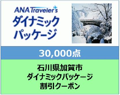 石川県加賀市ANAトラベラーズダイナミックパッケージ 割引クーポン　30,000点分 F6P-1841