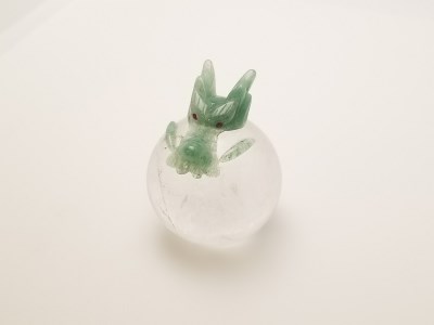 甲州水晶貴石細工 / 天然水晶 干支 （辰）