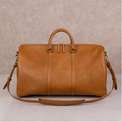 ふるさと納税 福崎町 ボストンバッグ(キャメル)