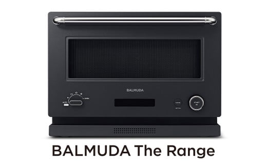 【7営業日以内発送】 BALMUDA The Rangeブラック K09A-BK／JP バルミューダ ザ・レンジ BALMUDA オーブンレンジ オーブン 家電 おしゃれ モダンクラシック