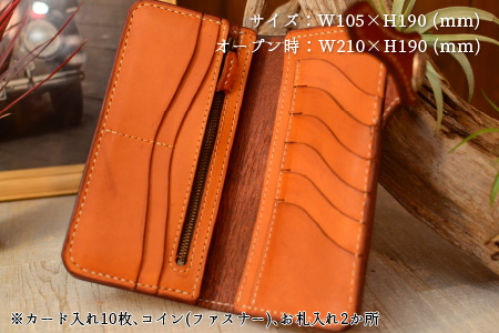 ウォレット STAB 財布 牛革 本革 ハンドメイド [M-027001] [BFAJ037]
