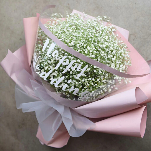 【母の日】サプライズ超BIGサイズ かすみ草ブーケ＜お届け日：2026年5/4～5/10 当店おまかせ ＞母の日カード付き【 母の日 ギフト かすみ草 花 贈り物 大阪府 門真市 】