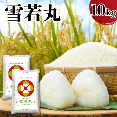 ふるさと納税 米沢市 令和7年産 山形県産 雪若丸 10kg ( 5kg × 2袋 ) 精米