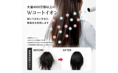 ワンダム プラズマケア ヘアドライヤー BLOW+ ブラック 大阪府高槻市/三木電器産業[AOER003]