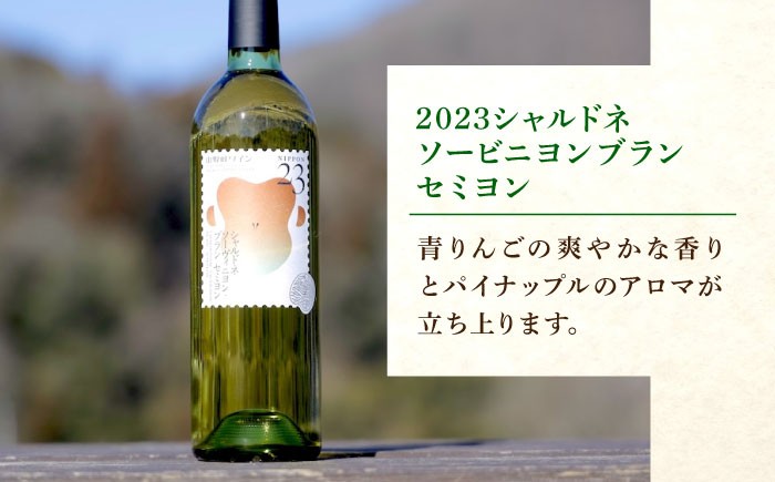 山野峡ワイン2023シャルドネ・ソービニヨンブラン・セミヨン