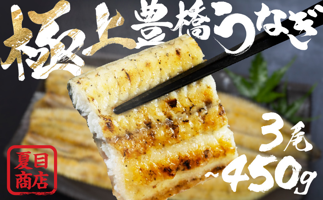 
                  極上 豊橋うなぎ 白焼 3尾 450g 夏目商店 国産 人気 うなぎ蒲焼 うなぎ蒲焼 選べる お届け時期 鰻 うなぎ unagi ウナギ 蒲焼 長蒲焼 国産うなぎ 上 特上 年内お届け 年内発送 年内発送 贈答 ギフト お歳暮 プレゼント お祝い 誕生日 土用の丑の日 愛知県 豊橋市
                