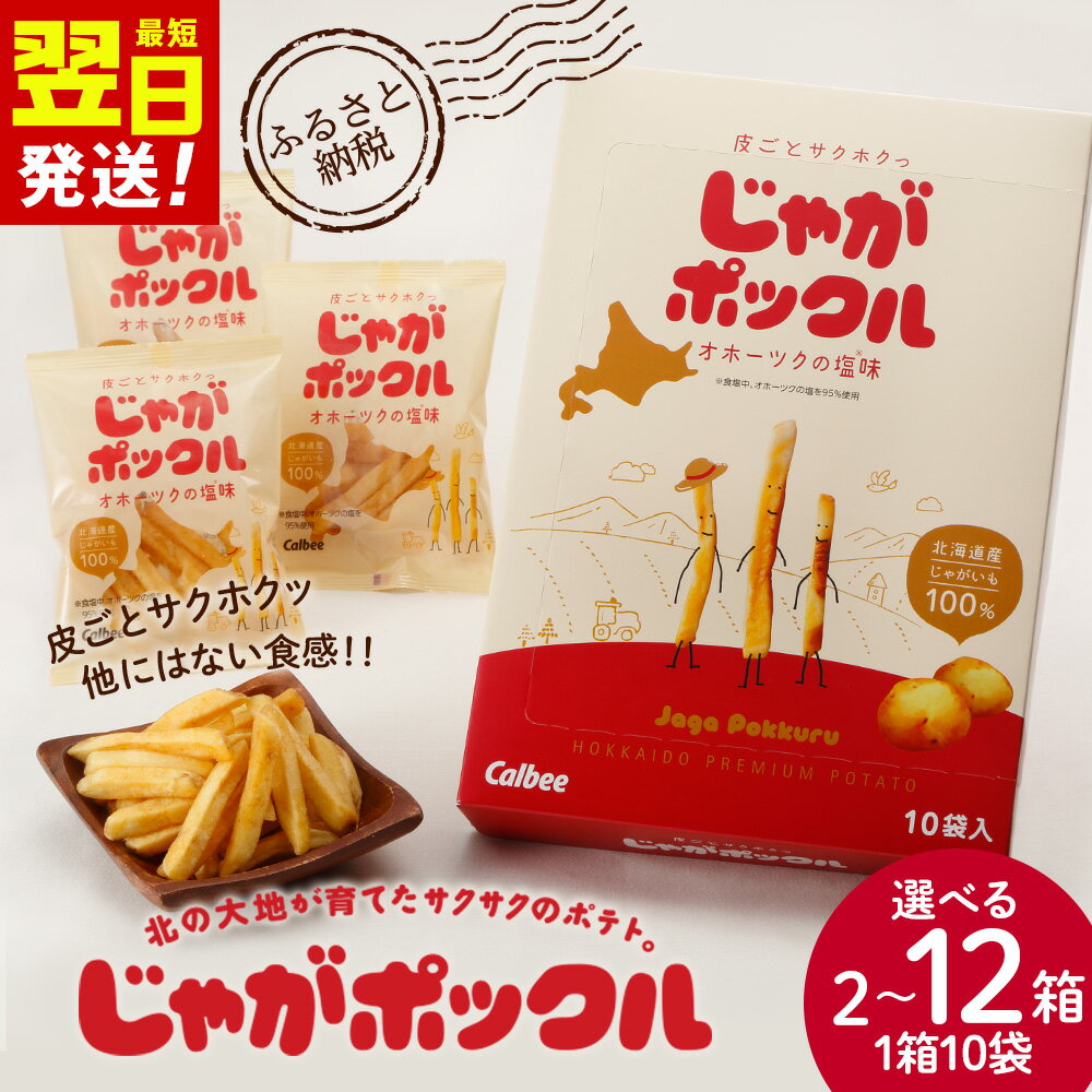 北海道限定カルビーじゃがポックル（10袋入り　4箱）お菓子 スナック菓子 じゃがいも 北海道ふるさと納税 千歳市 ふるさと納税【北海道千歳市】ギフト ふるさと納税