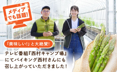 【先行予約】三次の恵みをおふくわけ 朝採れ 夏芽アスパラガス（約1kg）とれたて アスパラ 旬 野菜 三次市/福分アスパラ[APAU002]