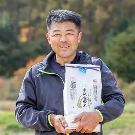 霧ヶ峰高原からの美しい伏流水が育んだお米「信州茅野　米沢吉田米」精米 10kg(5kg×2袋)_ 精米 米    コシヒカリ 米 こしひかり_【1418553】