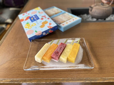 フルーツたっぷり 葛ごおり 10本パック｜和菓子 スイーツ 和スイーツ デザート 苺みるく いちご 苺 いちごみるく みかん マンゴー もも 桃 パイナップル アイス 夏 お菓子 おやつ 贈答品 ギフ