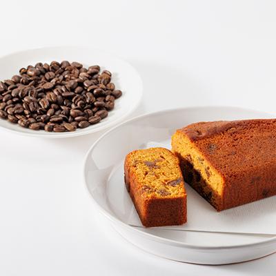 ふるさと納税 安城市 自家焙煎コーヒー豆(スペシャルティブレンド&マンデリン)と 安城産いちじくのパウンドケーキ詰め合わせ |  | 02