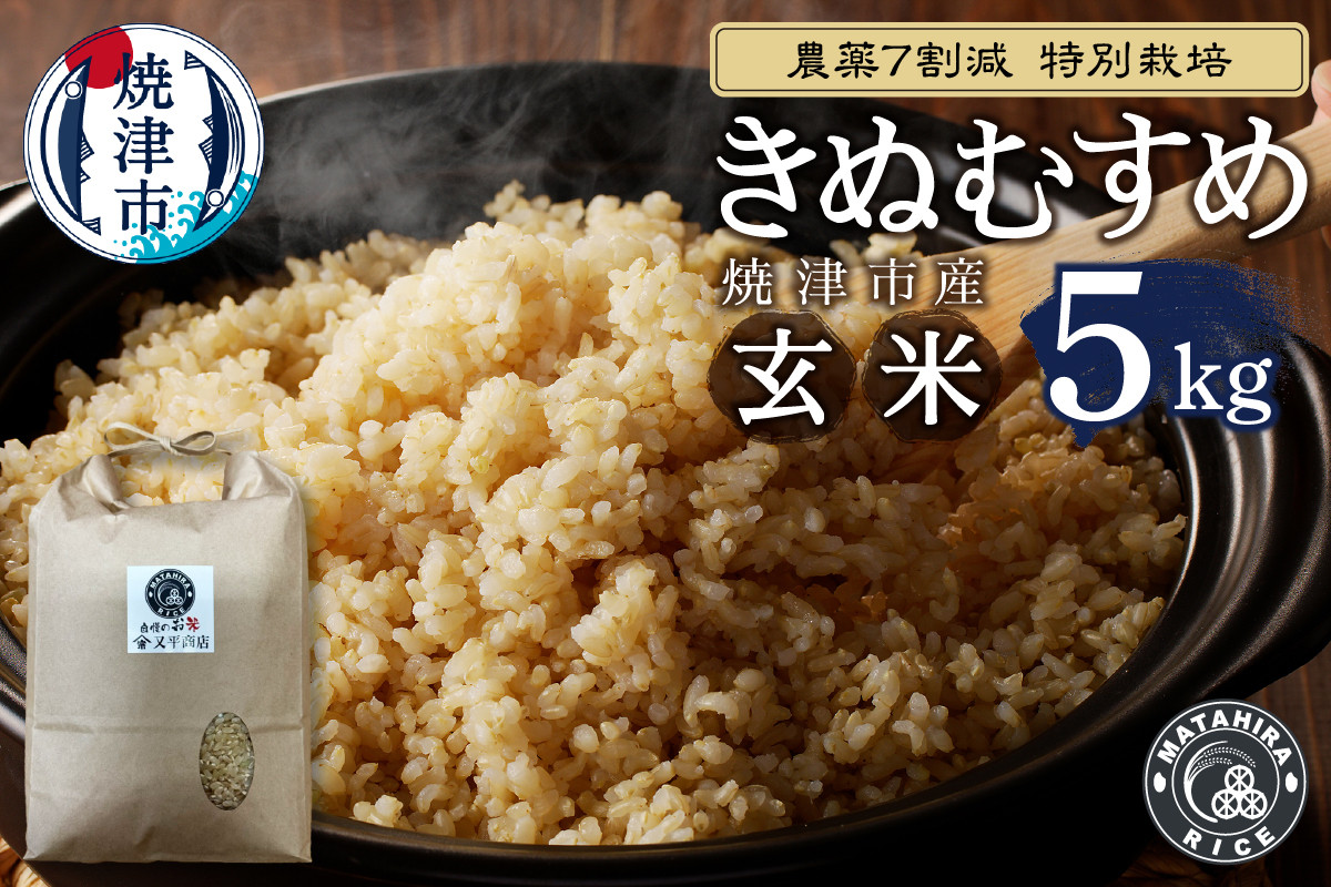 
            a21-077　農薬7割減 特別栽培 きぬむすめ 玄米 5kg
          