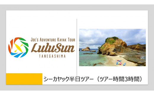 
            シーカヤック半日ツアー（ツアー時間3時間）
          