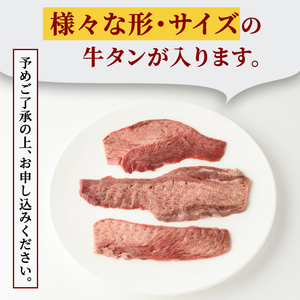 牛タン特大大判カット1kg（250g×4） 牛肉 たん 【牛タン】【ho1443】