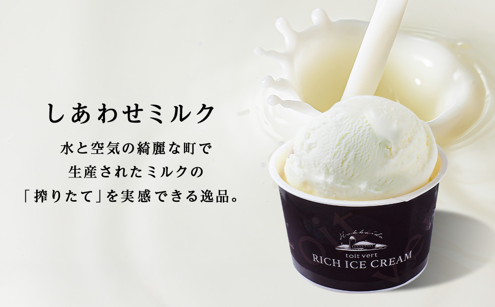 リッチアイスクリーム しあわせミルク 18個セット（100ml）アイス スイーツ おやつ 冷凍 食べ比べ