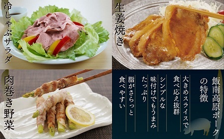 飯南高原ポーク 肩ロース スライス 1kg　【 国産 島根県産 豚肉  鍋 バーベキュー BBQ 冷凍 個包装 小分け 真空パック  肩ロース  スライス 便利 人気  1kg】Ａ-103