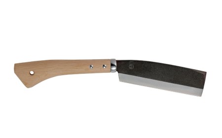[TEPPA] 焚火鉈 粟 レッド 専用革ケース付 キャンプ用品 アウトドア用品 燕三条製 鉈 枝打ち鉈 薪割り鉈 キャンプ鉈 【031S006】