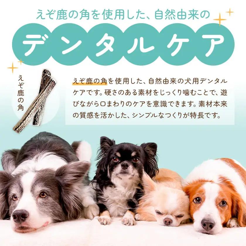 ペットのデンタルケア えぞ鹿の角 Mサイズ 株式会社K《30日以内に出荷予定(土日祝除く)》