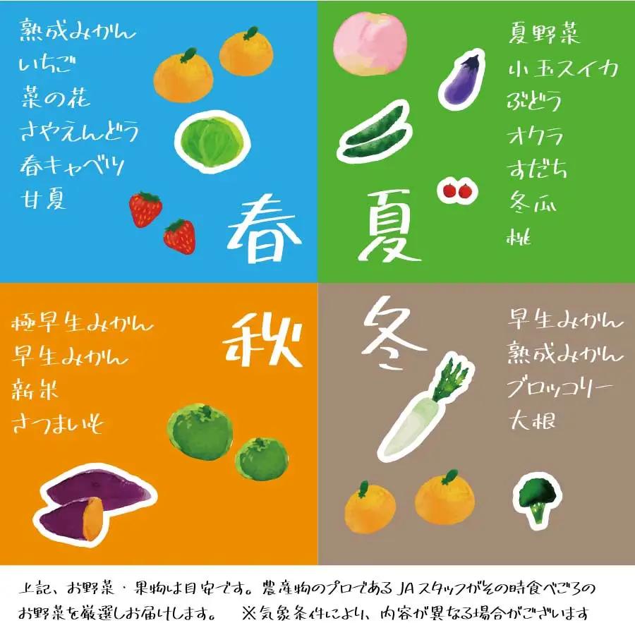 阿波かつうら農産物　満足セット