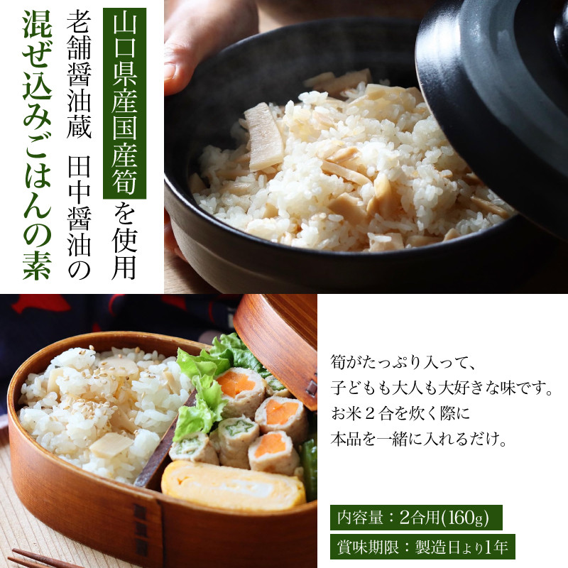 筍ご飯 まぜご飯のもと 160g×4 2合用 ( 米 ご飯 混ぜご飯 混ぜご飯の素 混ぜ込みご飯 炊き込みご飯 ご飯の素 筍 国産筍 たけのこ 炊く筍 筍ごはん 加工品 レトルト 簡単 調理 手軽 時