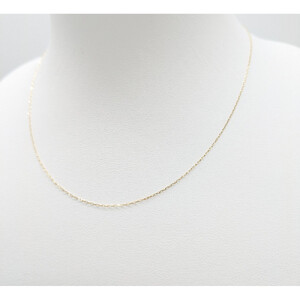 【18金イエローゴールドネックレス グリームカット長小豆0.25 45cm】富山県  富山市 贈り物 おすすめ ギフト 人気 記念