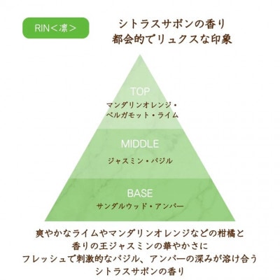 リードディフューザー RIN【凛】【配送不可地域：沖縄県】【1682092】