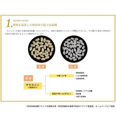 ふるさと納税 大潟村 予約受付開始!秋田県産　サキホコレ30kg　1等　玄米【令和7年産】《11月初旬より発送》 |  | 01