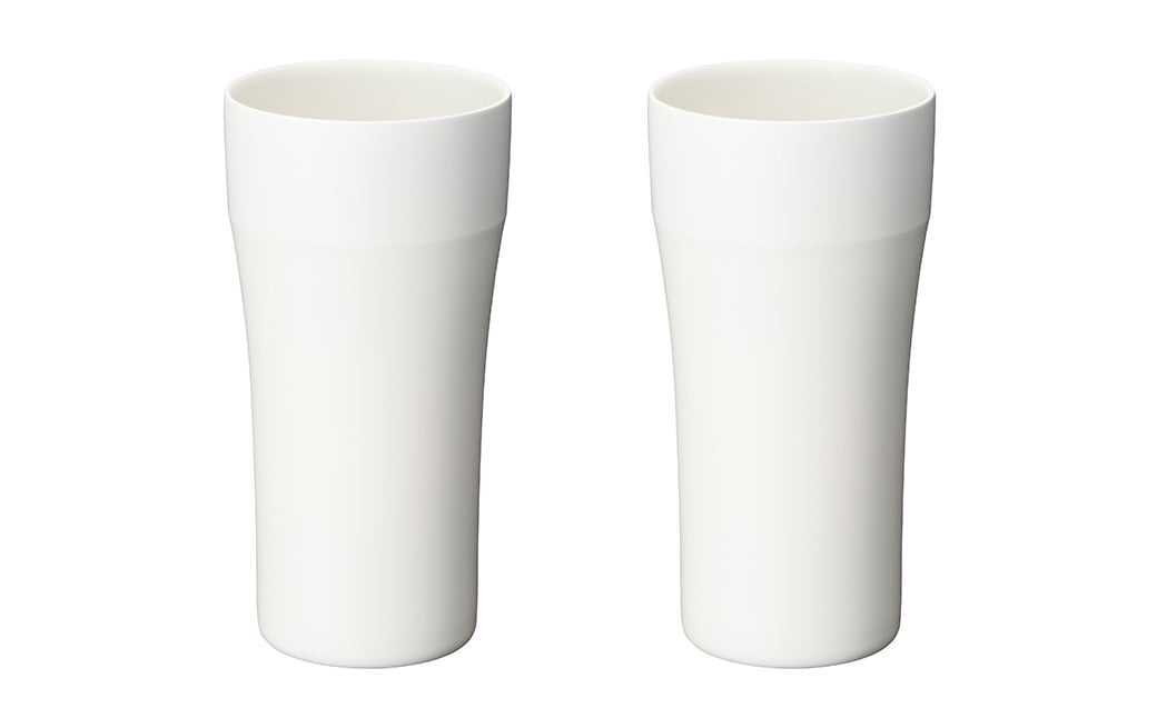 
            【京セラ】真空断熱タンブラー 420ml  ＜ホワイト＞ ペアセット（2個） CERAMUG タンブラー 真空容器 保冷 保温 真空断熱 セラミック トラベルカップ KYOCERA BS-625-1
          