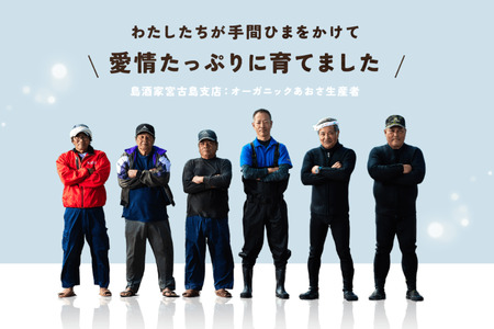宮古島の環境だから実現できた『オーガニックあおさ』3袋セット（GF001）