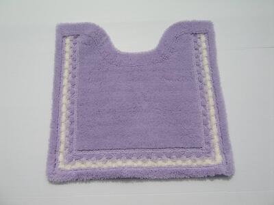 【ラベンダー】ボルガトイレマット約60cm×約60cm
