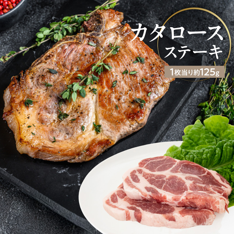 宮崎県産熟成豚 よくばり3種セットB-2（ステーキ2種 各2個/切り落とし2個）N0105-YA6608 ステーキ2種 各2個/切り落とし2個