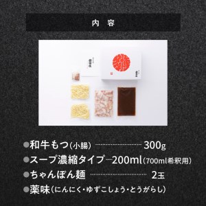 博多もつ鍋前田屋　もつ鍋セット　しょうゆ味2～3人前　KLM0204