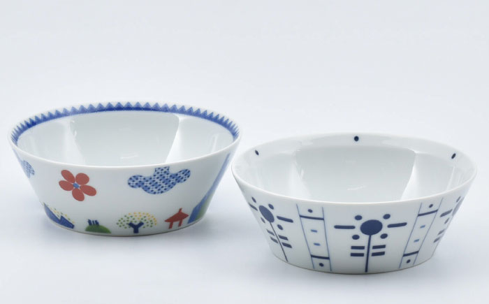 【有田焼】オリジナルZOAボウル2点セット 径約15cm / 食器 / 佐賀県 / 株式会社まるぶん [41APCD062]