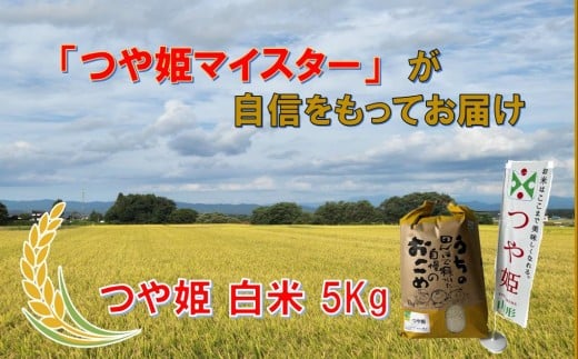 【ふるさと納税】マイスターがつくる　つや姫　白米 5kg（飯豊町産）(R7年産）【価格改定】
