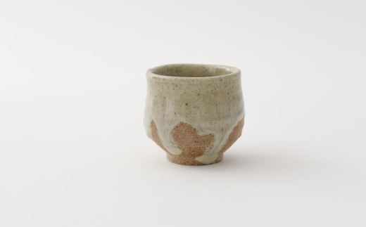 
                  【鳥巣窯　岸田匡啓】唐津焼／斑唐津ぐい呑み
                