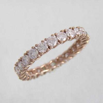 ふるさと納税 南アルプス市 ejブランド『ロマネスク』フルエタリング K18PG/ダイヤモンド1.50ct前後　サイズ指定可能