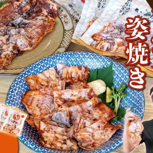 豊半の「いか姿焼き」 100g×3袋(カット済み)ビールのおつまみにも