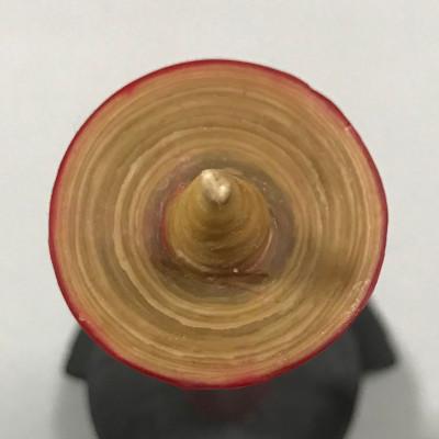 ふるさと納税 岡崎市 寺院用　朱50匁棒(約23cm)国内産ハゼの実蝋を100%使用〈伝統工芸品　和ろうそく〉全工程手作り |  | 02