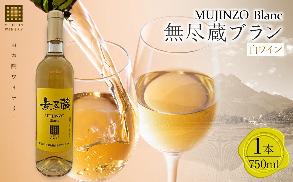 
                  無尽蔵ブラン 白ワイン 750ml×1本＜由布院ワイナリー＞
                