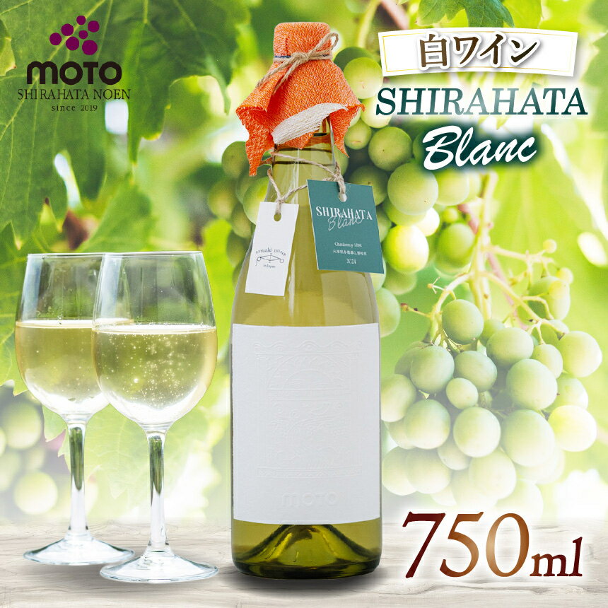 【ふるさと納税】MOTO Wine Shirahata Blanc | 兵庫県 上郡町 シャルドネ フルボトル ステンレスタンク ワイン 白ワイン