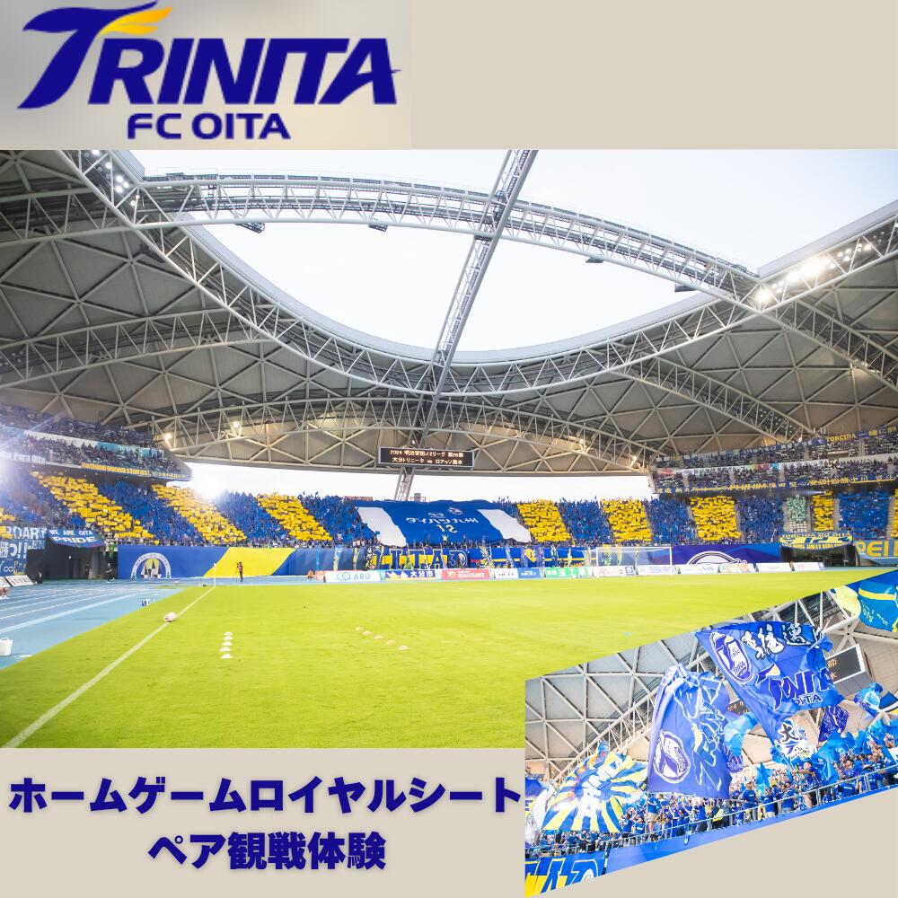 【ふるさと納税】大分トリニータホームゲームロイヤルシートで観戦体験（ペア）