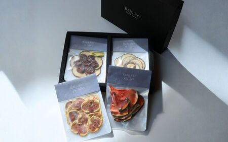 石川県ブランドフルーツ ドライフルーツ4袋ギフトセット 【Kaju Re:】