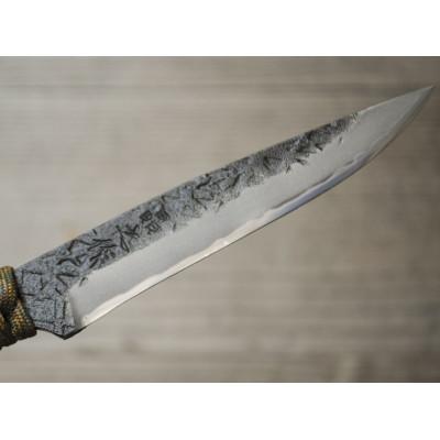 ふるさと納税 南国市 土佐鍛 アウトドアナイフ TRIPPIN【迷彩・ケース:チョコ色】 |  | 01