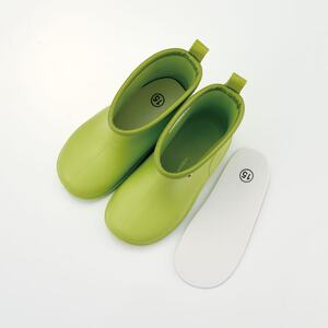 ワッペン付レインブーツ　ディノサウルス　15cm　671326　5-104